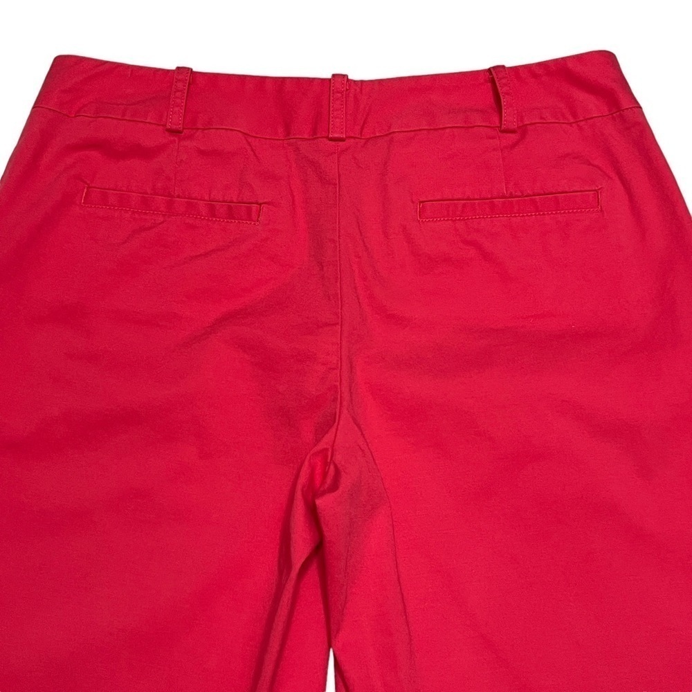 Talbots Chino Bermuda Shorts Pink Size 2 Cotton Stretch Preppy - Picture 7 of 12
